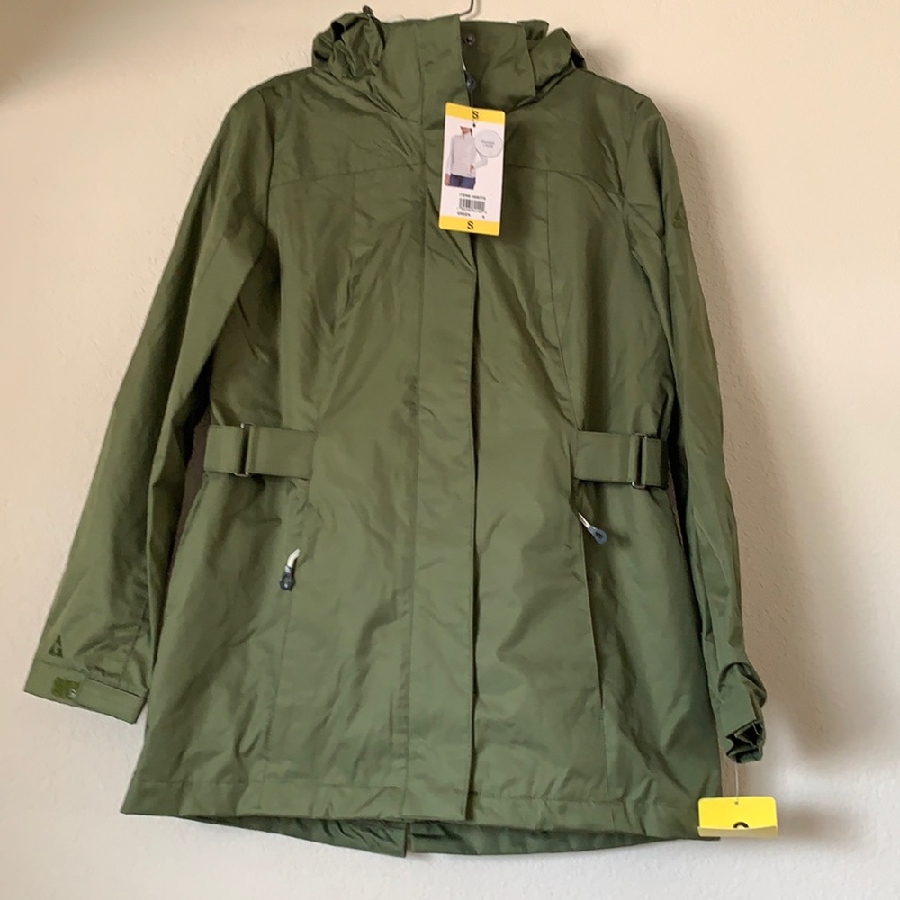 Gerry 3 in 1 Rain System Jacket with white vest